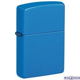Zippo Classic Sky Blue Matte 48628 запальничка сіппо блакитна